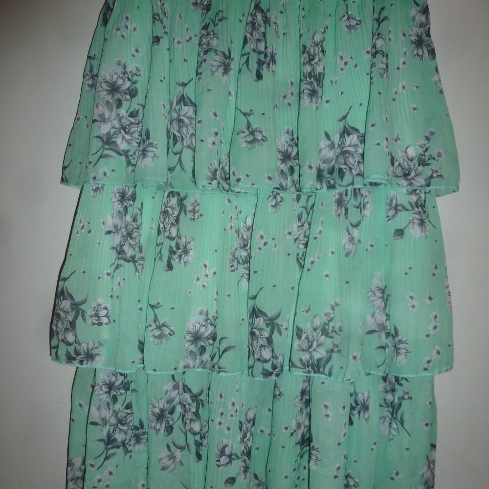 Pretty Cirana  3 Layes  Rufled  Skirt Size:PXL